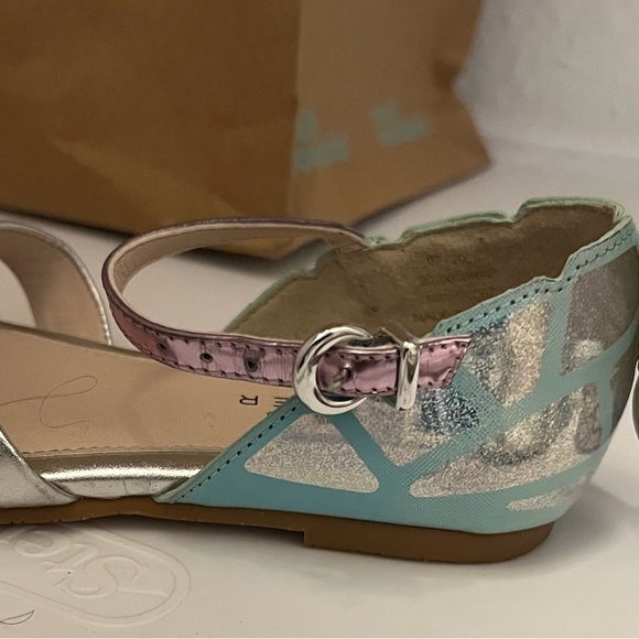 Girl's Chiara Iridescent 3D Butterfly-Wing Sandals, Baby/Toddlers - Size 29 - Picture 6 of 8